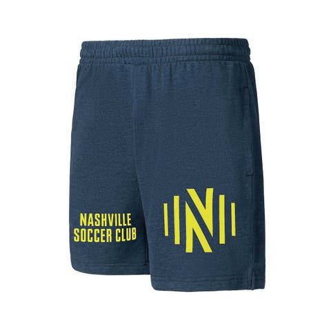 Men's Concepts Sport  Heather Navy Nashville SC Multi-Logo Shorts