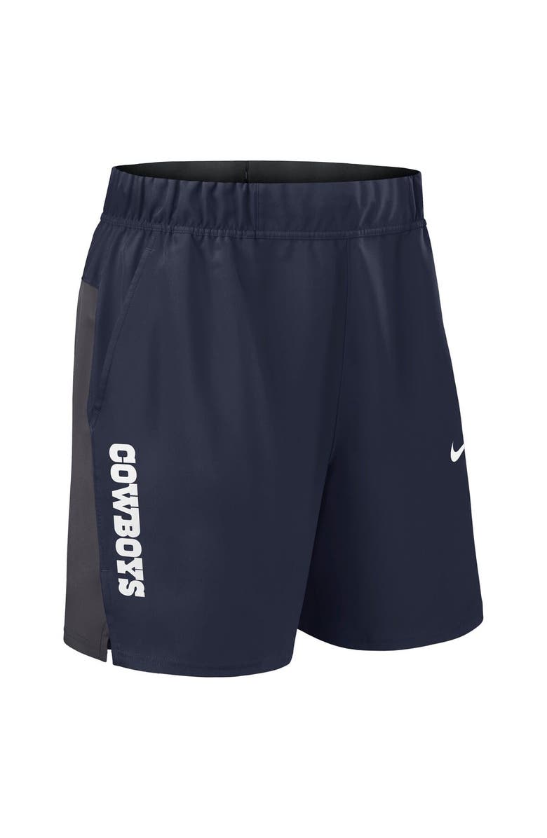 Nike Men's Nike Navy Dallas Cowboys Woven Victory Performance Shorts, Alternate, color, Navy