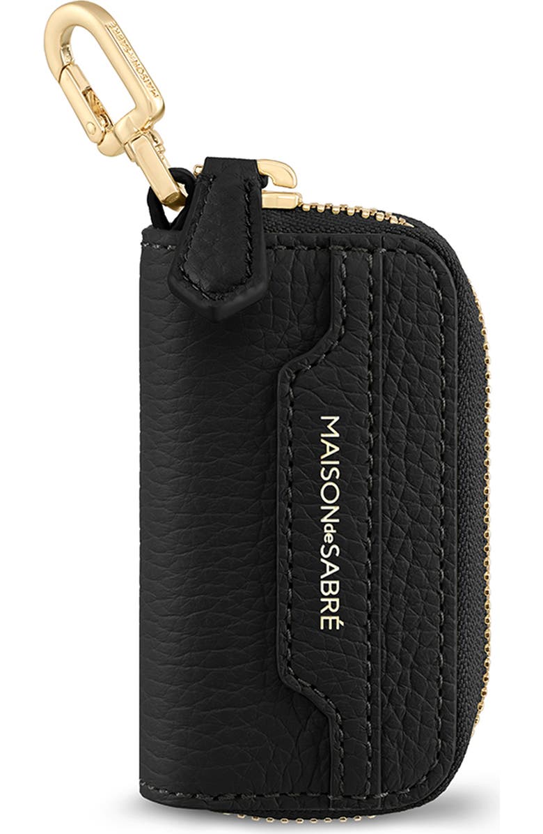 MAISON de SABRÉ The Key Case Charm, Main, color, Black Caviar