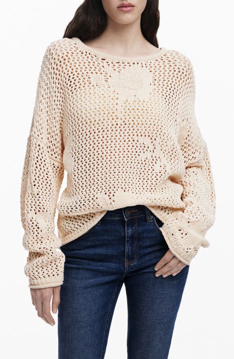 Open Stitch Sweater