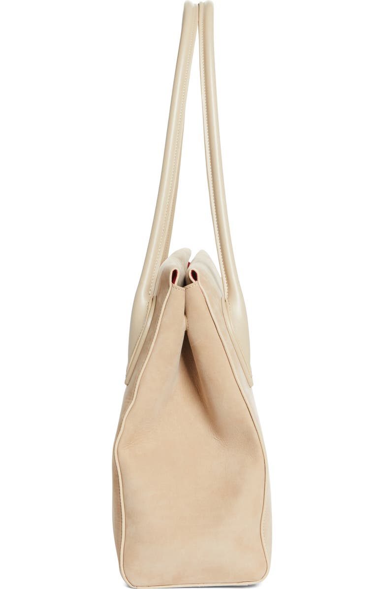 Christian Louboutin Large Nubuck Leather East/West Tote, Alternate, color, F702 Saharienne