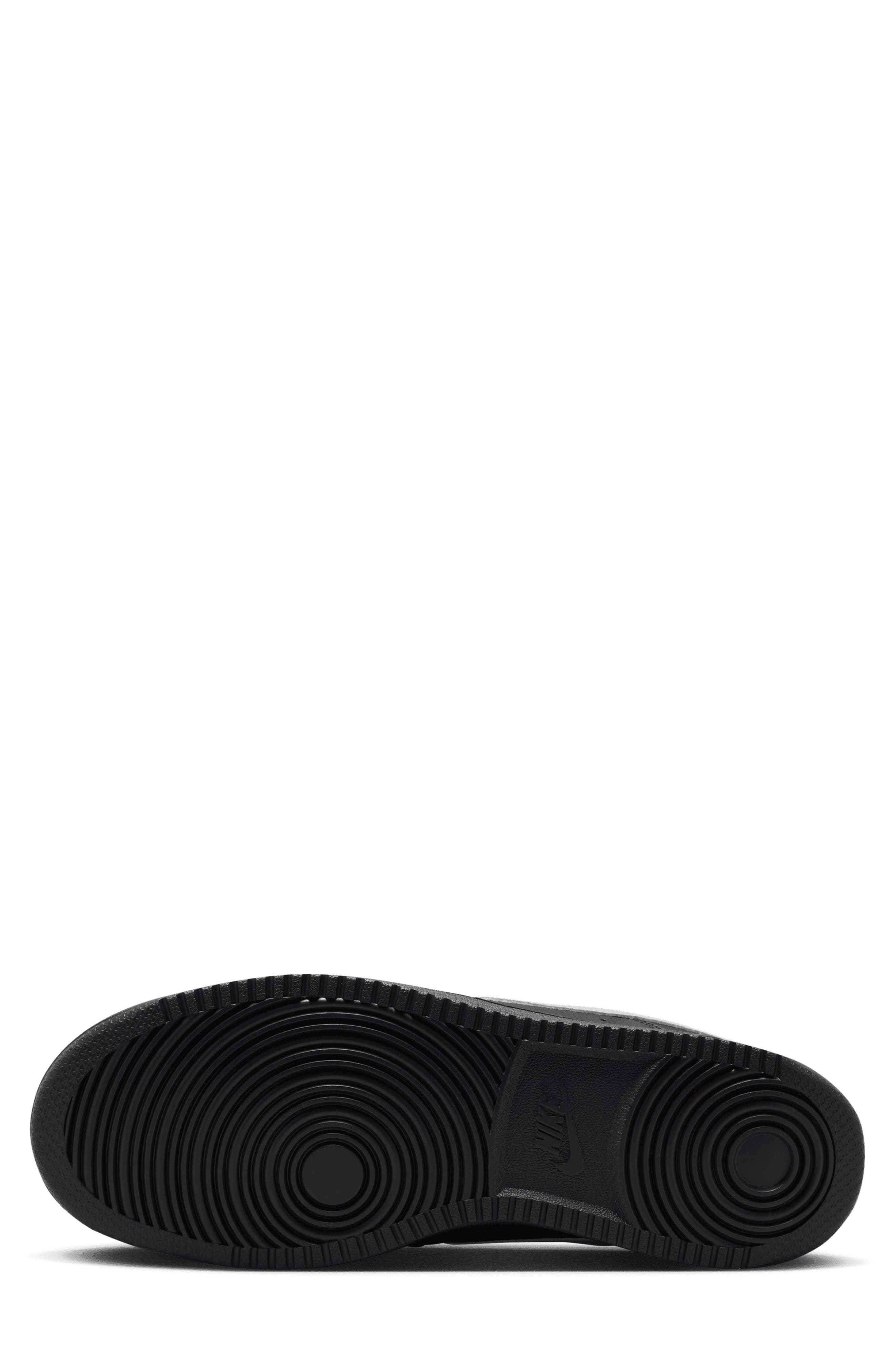 Nike Court Vision Low Sneaker, Alternate, color, 010 Black/Black/White