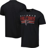 '47 Men's '47 Black Atlanta Falcons Team Stripe T-Shirt