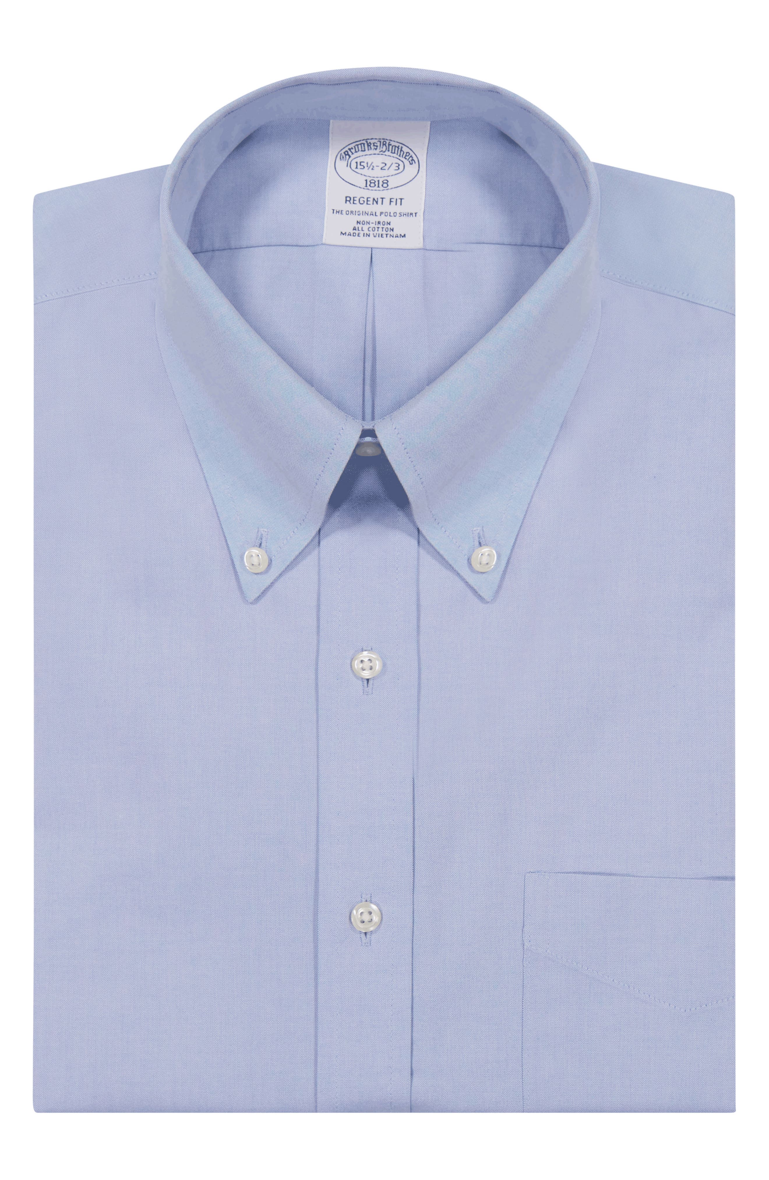 Brooks Brothers Non-Iron Regent Fit Dress Shirt in Sld Lb 