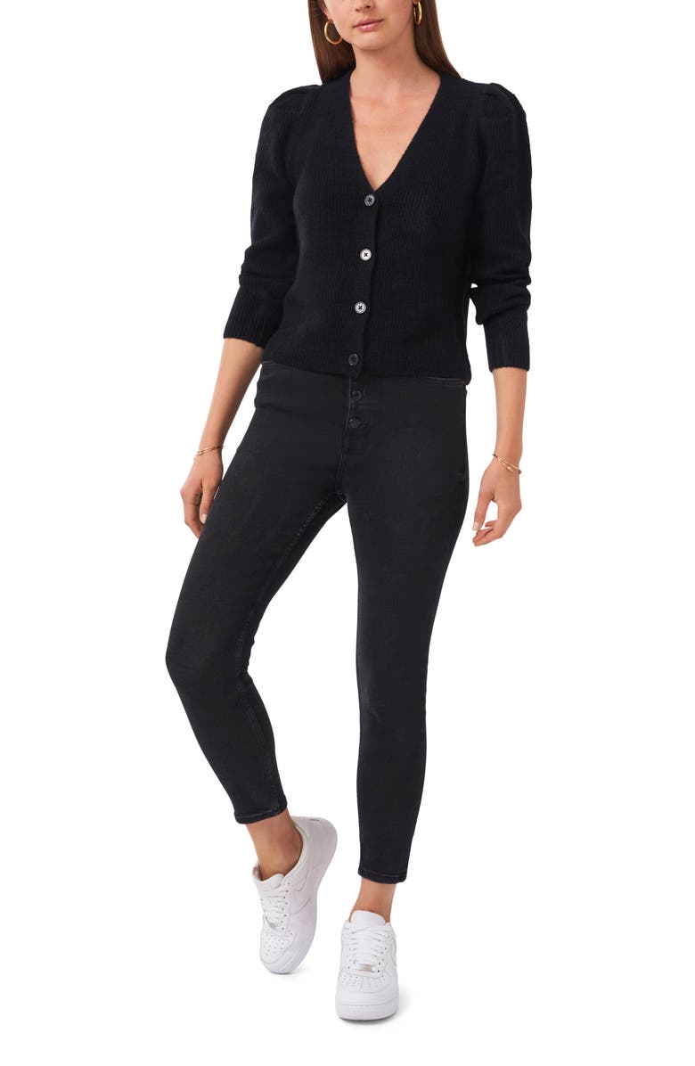 1.STATE Puff Sleeve Cardigan, Alternate, color, 