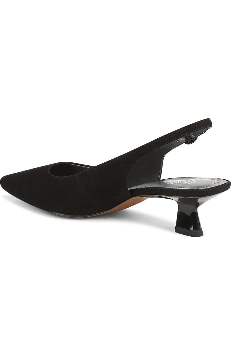 Franco Sarto Jaden Pointed Toe Slingback Pump, Alternate, color, Black