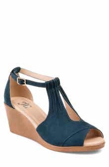 Journee Collection Kedzie Wedge Sandal - Wide Width