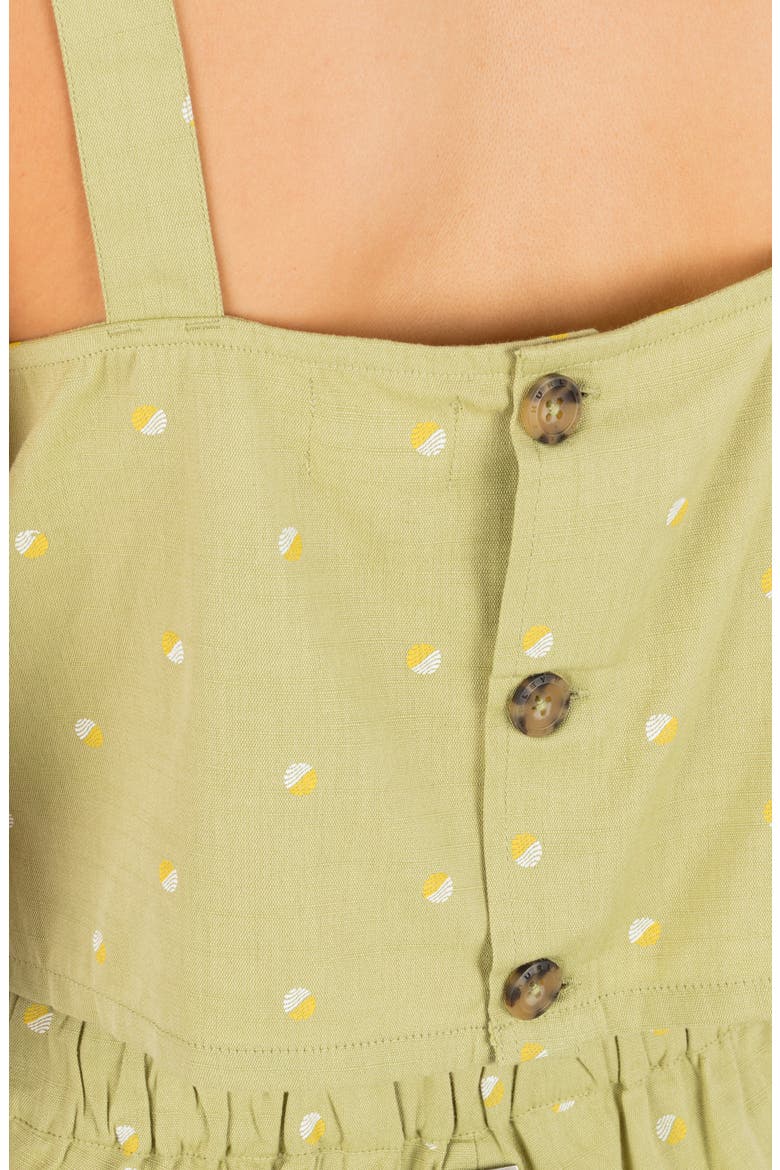 Wavy Dot Crop Tank, Alternate, color, FERN