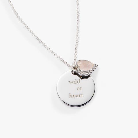 Wild At Heart Duo Charm Pendant Necklace