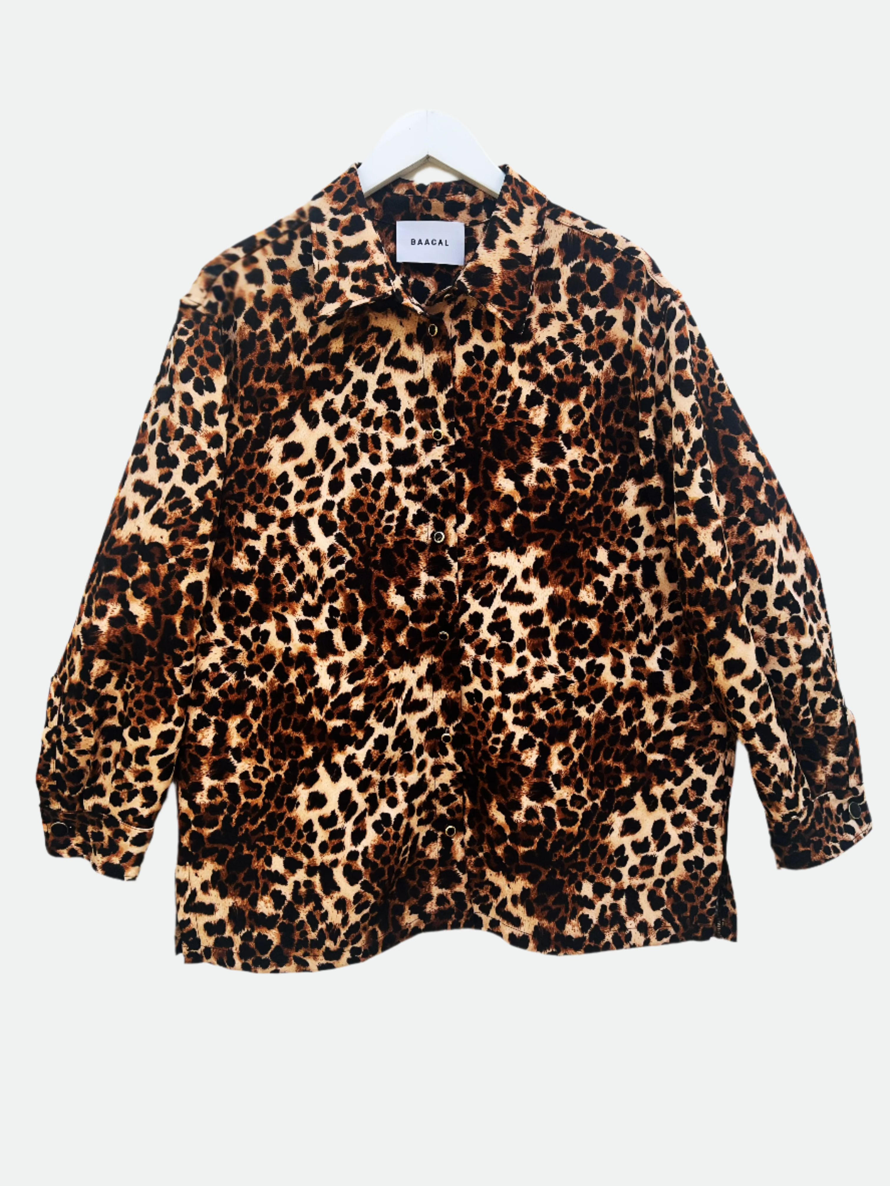 BAACAL The Quinn Shirt in Leopard 
