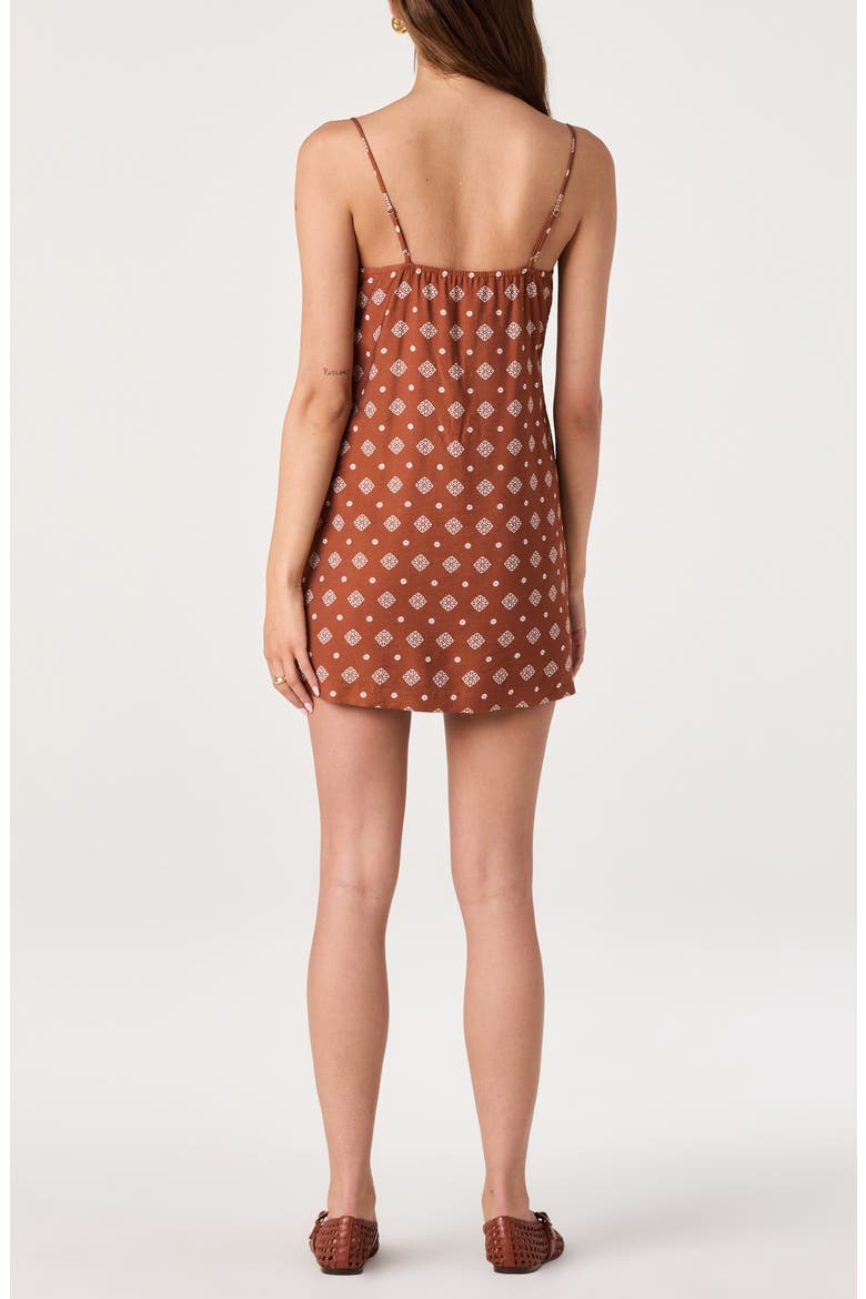 Scarlett Minidress, Alternate, color, MAHOGANY