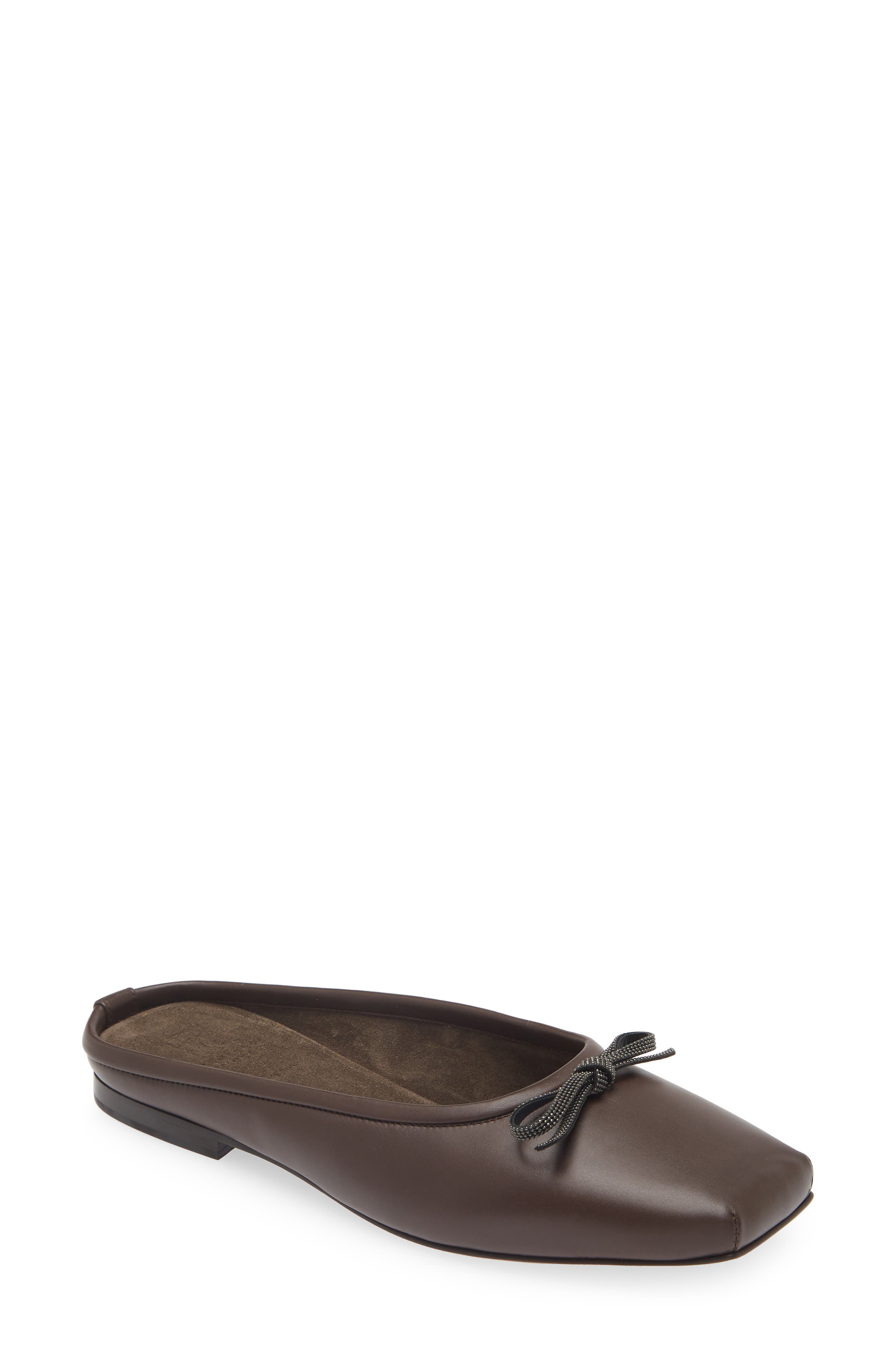 Brunello Cucinelli Ballet Bow Mule, Main, color, 