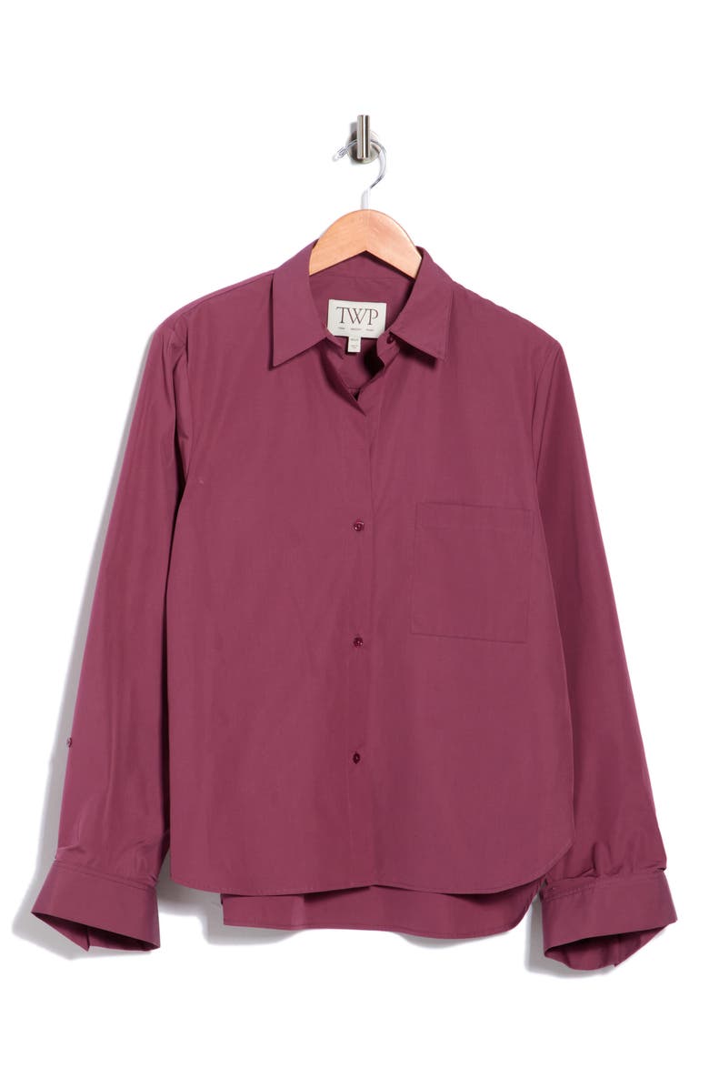 TWP Next Morning Shirt, Alternate, color, Crushed Violets