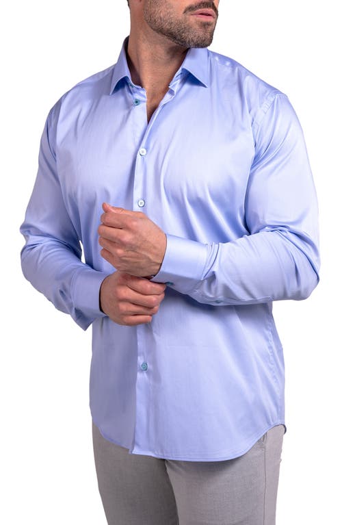 Maceoo Blacklabel Softstretch Ascension Button-up Shirt In Blue