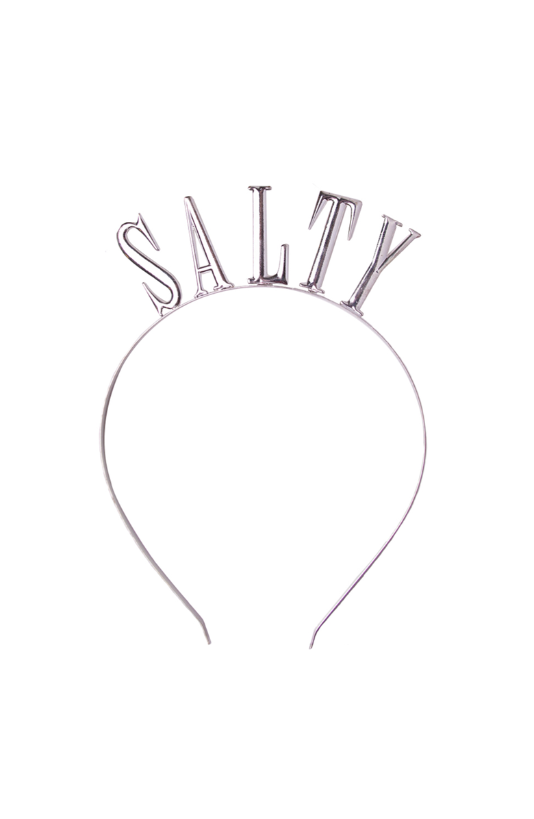 Jollity & Co Witty Metal Headband, Main, color, Salty