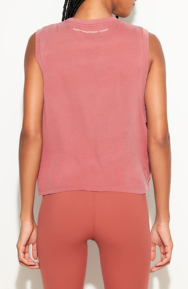 Spiritual Gangster Jagger Cotton Crop Tank, Alternate, color, Canyon