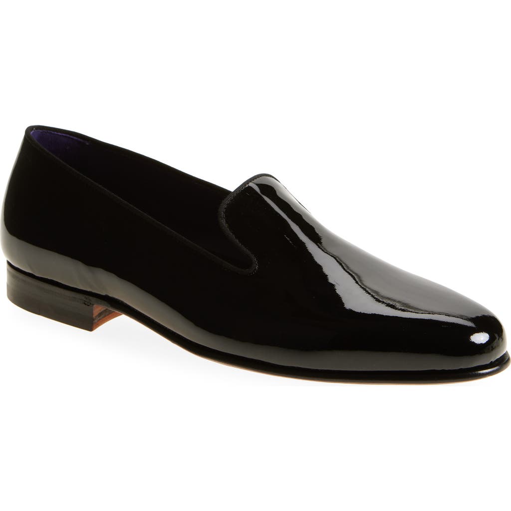 Ralph Lauren Purple Label Alonzo Patent Leather Loafer in Black  product