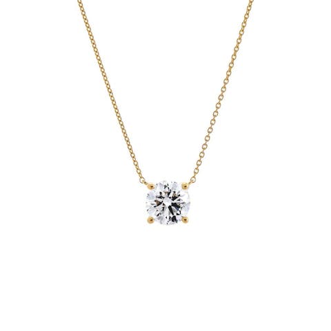 Small Initial Pendant Necklace