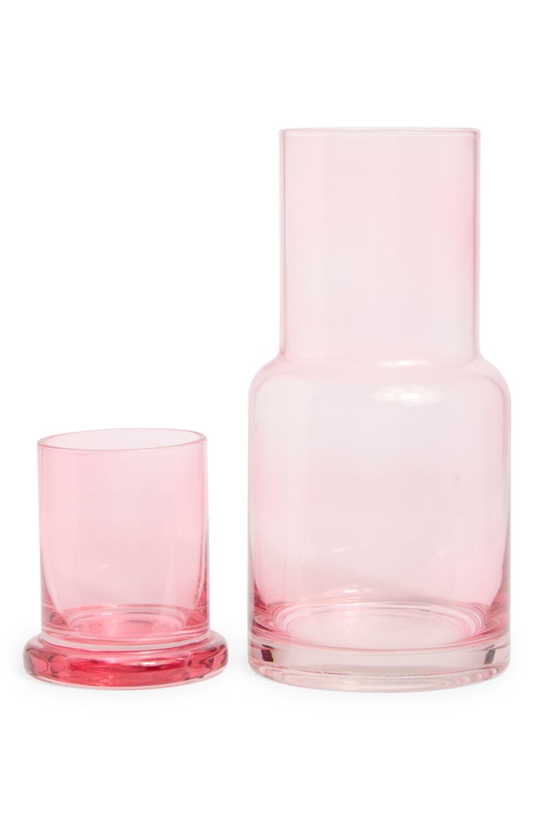 Core Home Bedside Carafe, Alternate, color, Light Pink Multi