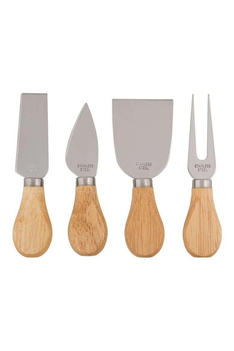 5-Piece Monogram Cheese Board & Utensil Set, Alternate, color, A