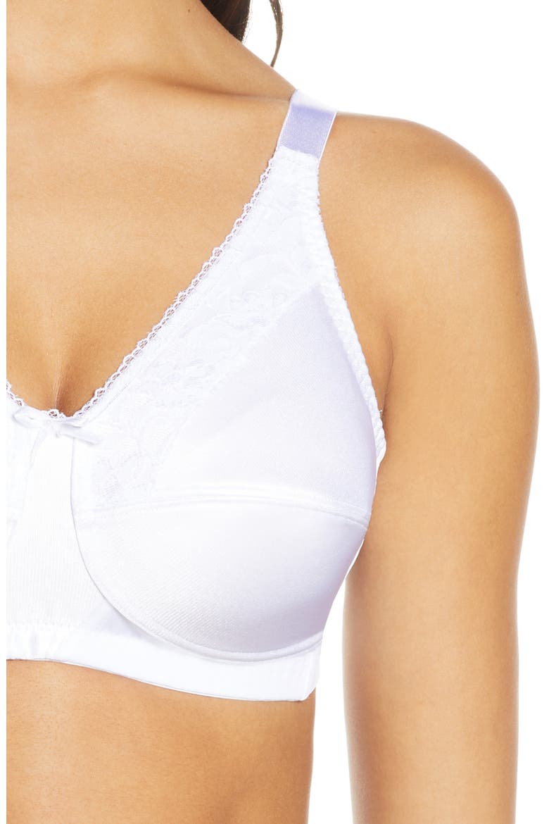 Nancy Soft Cup Bra, Alternate, color, WHITE