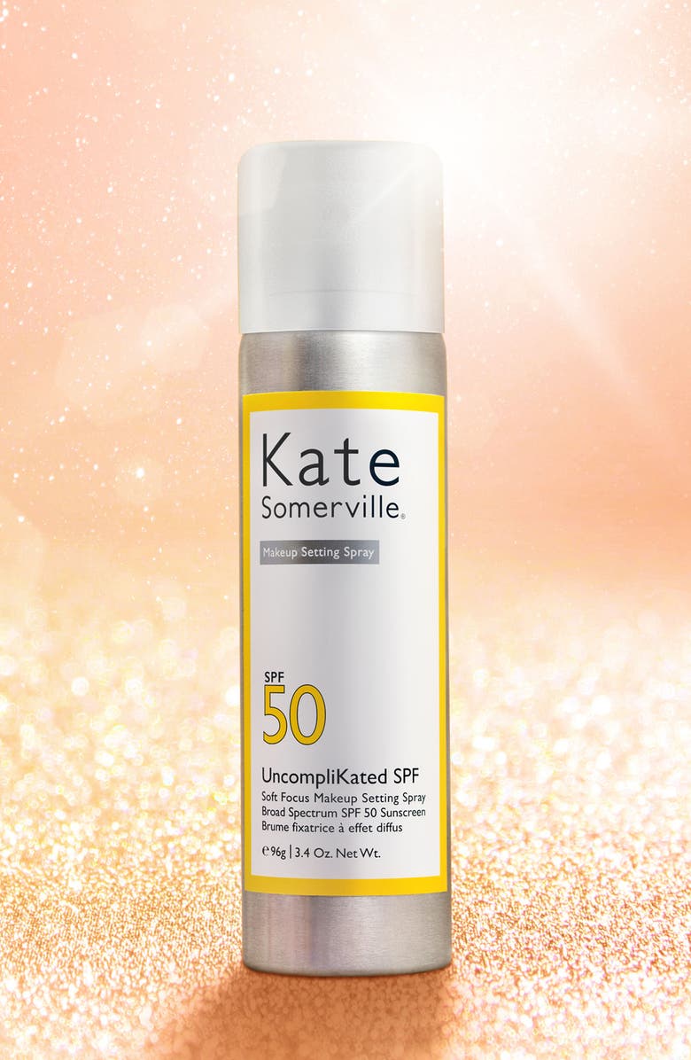 Kate Somerville<sup>®</sup> UncompliKated SPF Makeup Setting Spray SPF 50, Alternate, color,