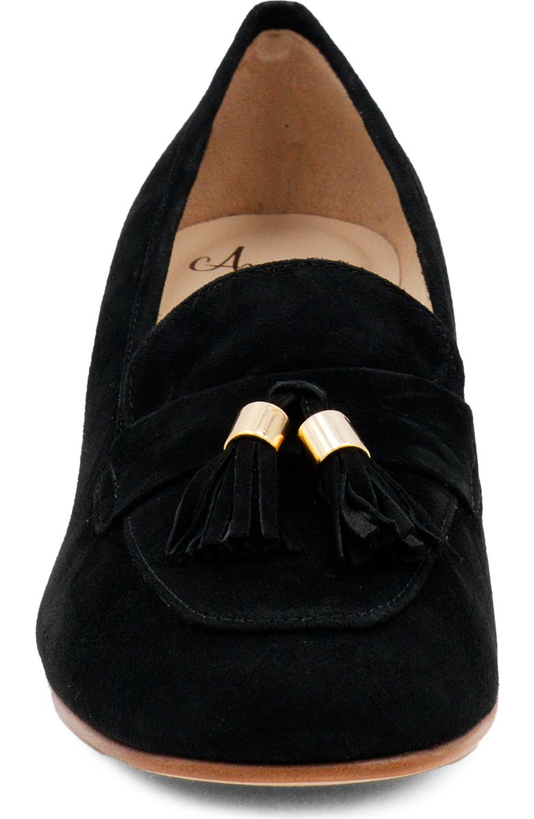 Amalfi by Rangoni Balcanico Tassel Pump, Alternate, color, Black Cashmere
