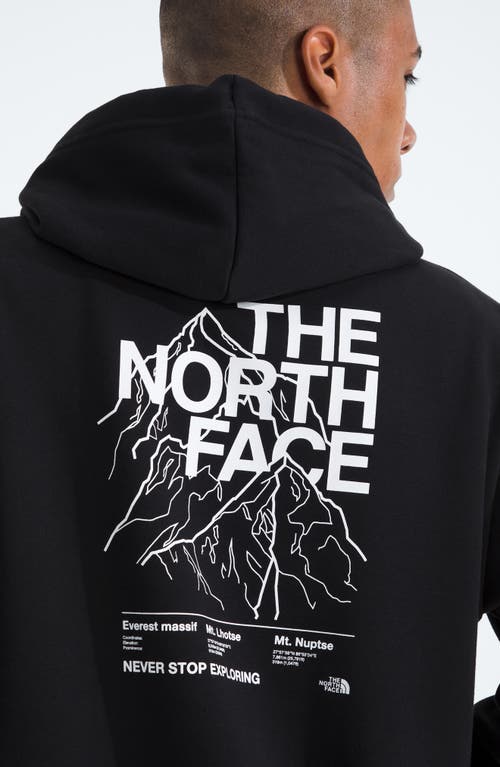 The North Face Hoodie With Adjustable Drawstring And Kangaroo Pocket In Black