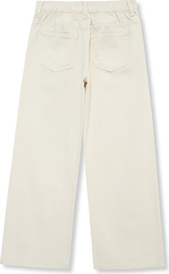 Kids' Distressed Wide Leg Jeans