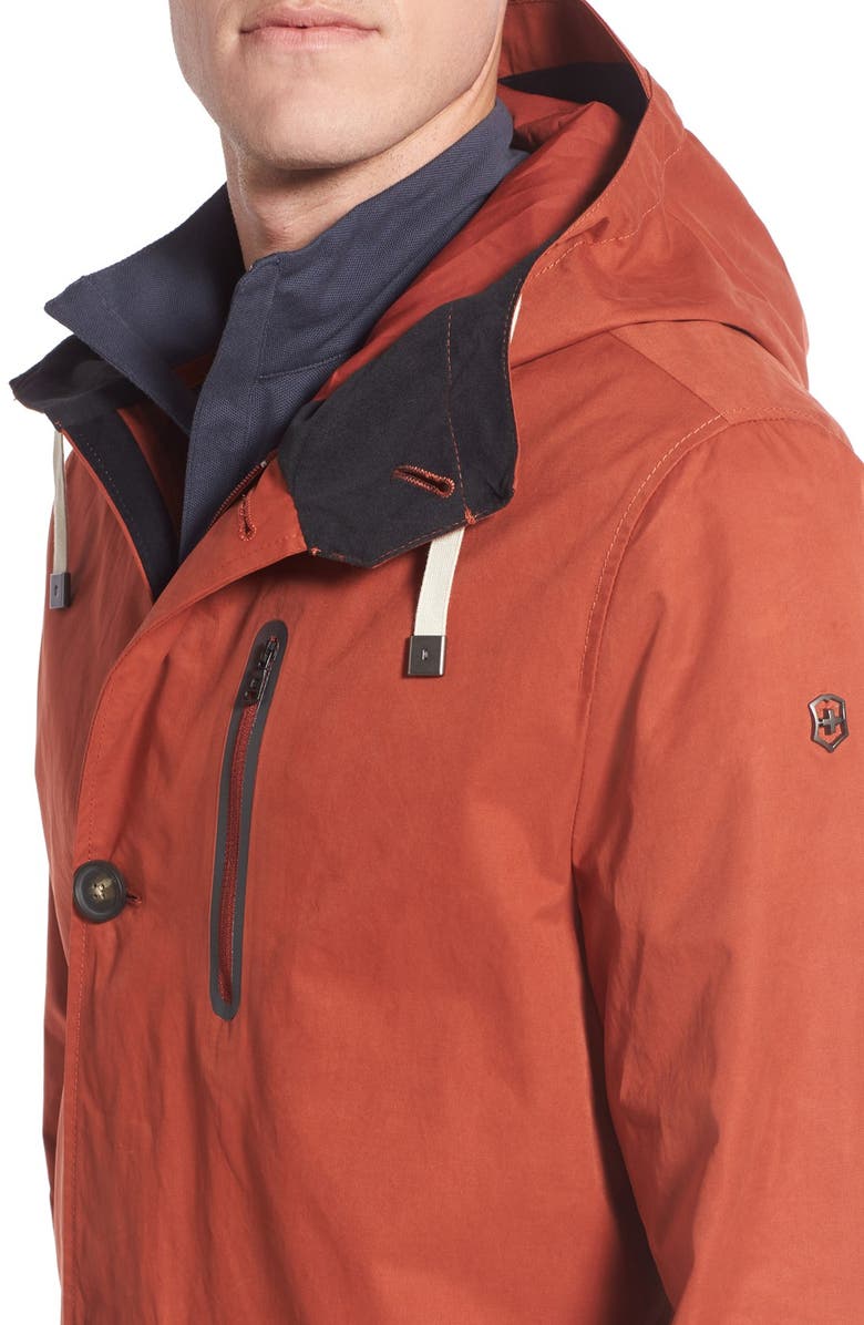 Victorinox Swiss Army<sup>®</sup> 'Studio' Hooded Water Repellent Parka, Alternate, color, 