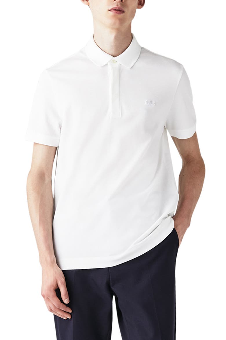 Paris Regular Fit Stretch Polo, Main, color, 001 WHITE