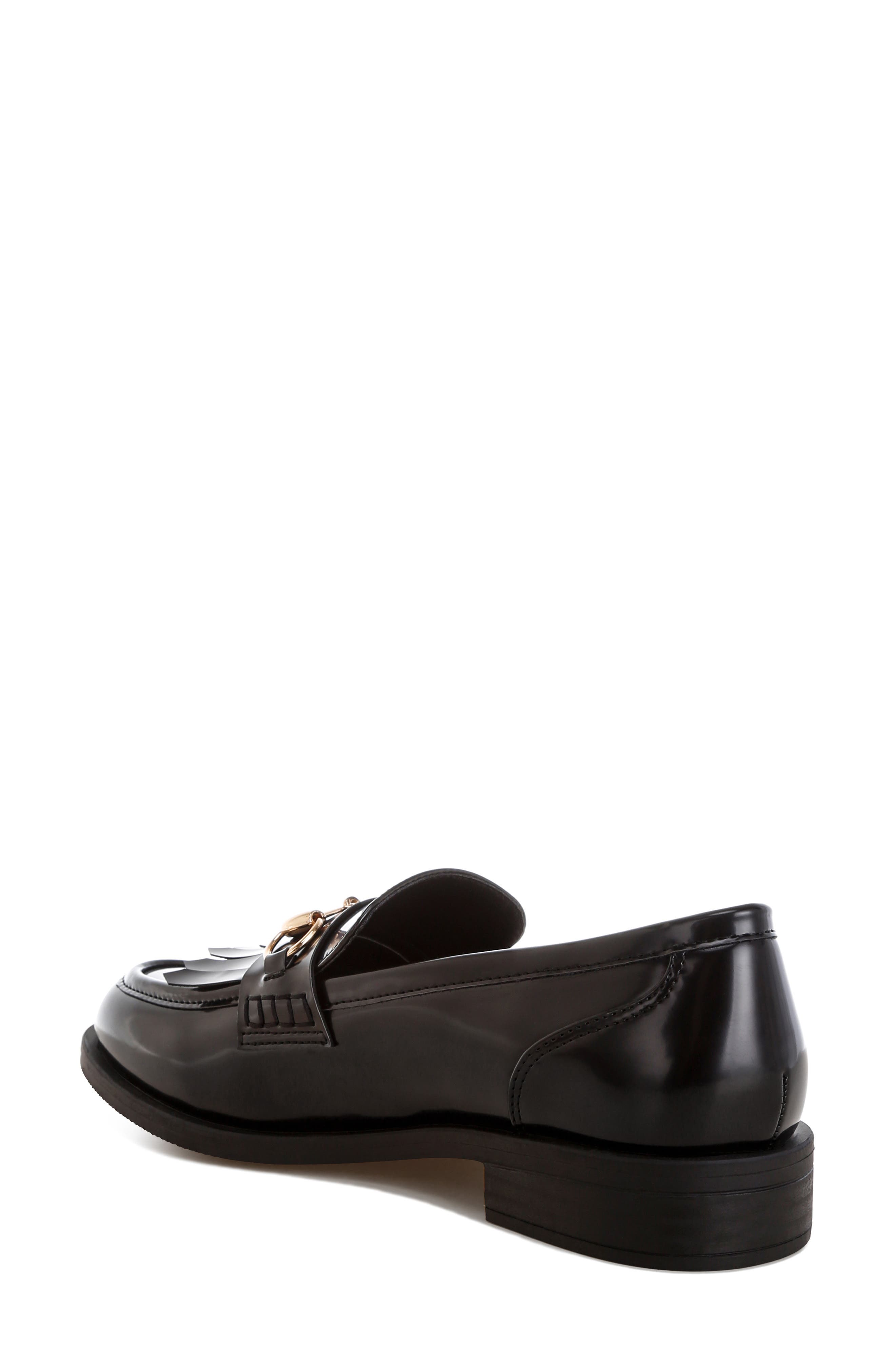 LONDON RAG Marbin Bit Kiltie Loafer, Alternate, color, Black