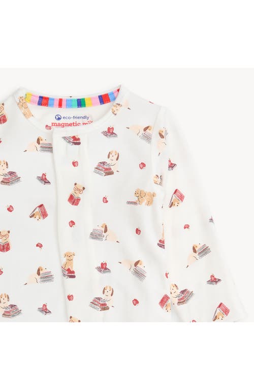Magnetic Me Pup Fiction Magnetic Footie In White