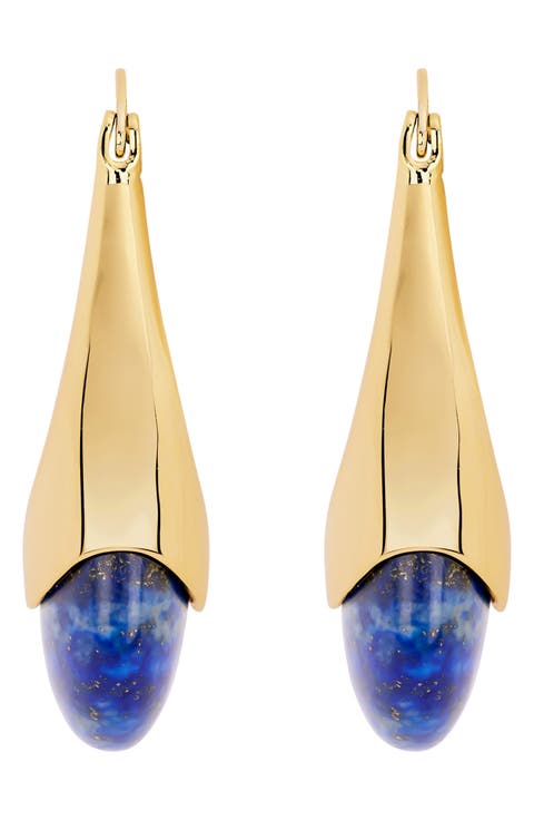 Lapis Lazuli Drop Earrings