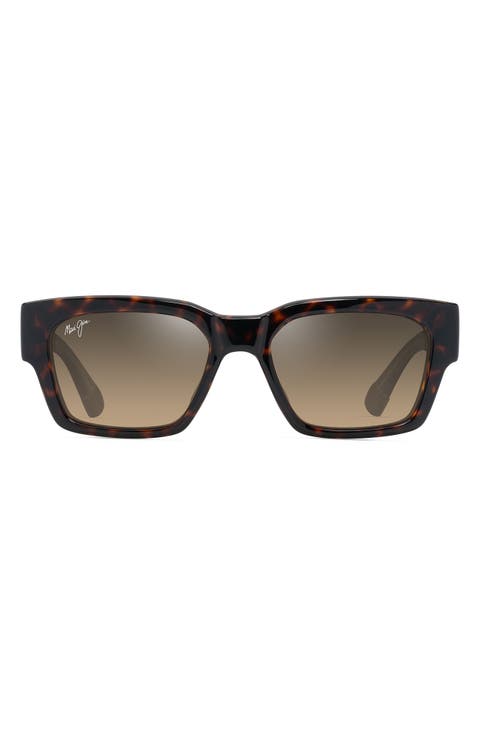 Kenui 53mm PolarizedPlus2® Square Sunglasses