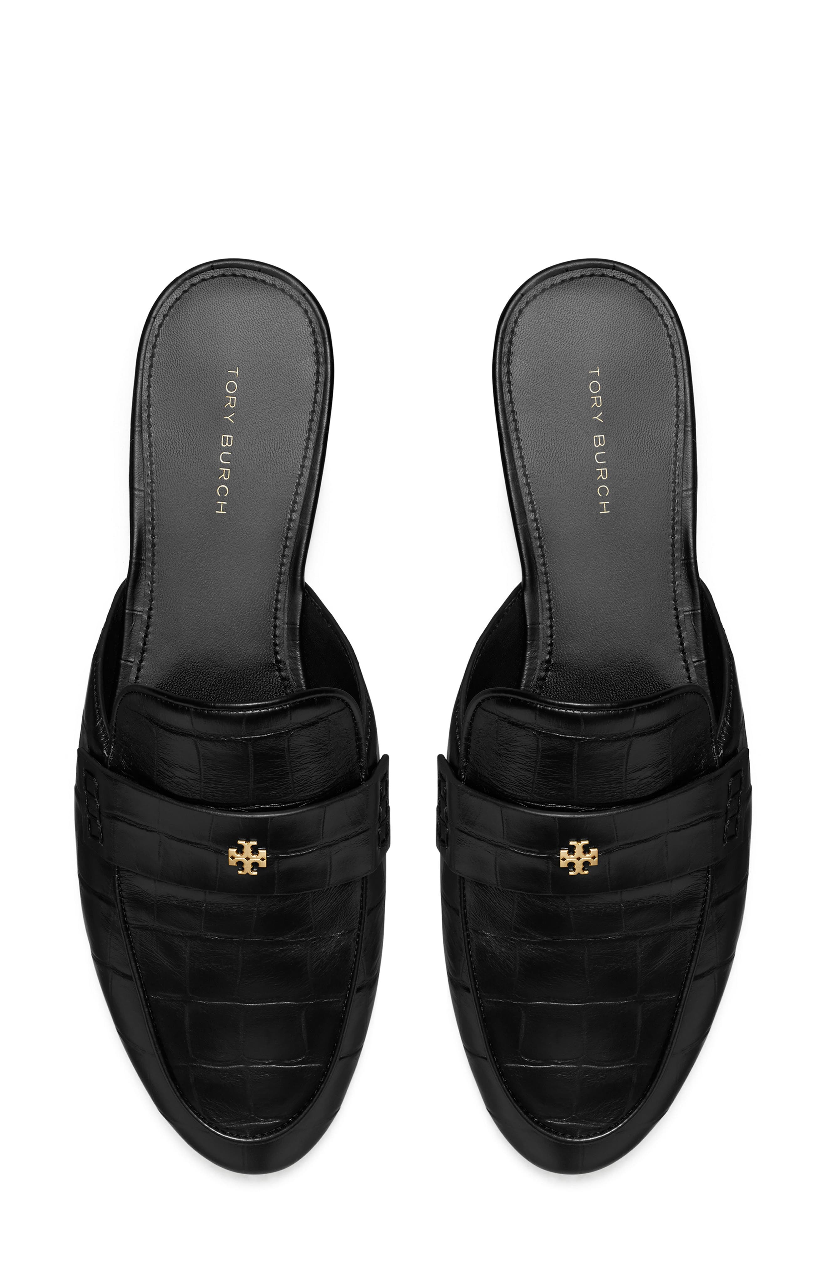 Tory Burch Croc Embossed Mule, Alternate, color, 