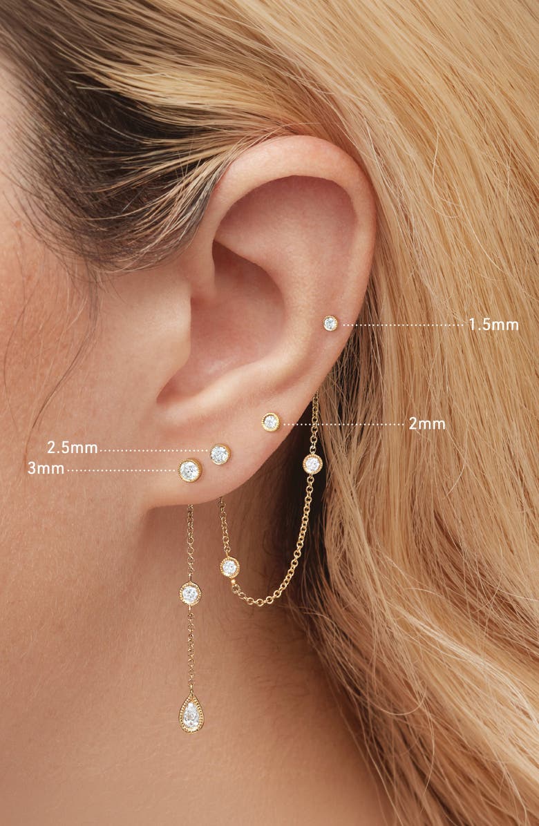 MARIA TASH Single Diamond Stud Earring, Alternate, color, 