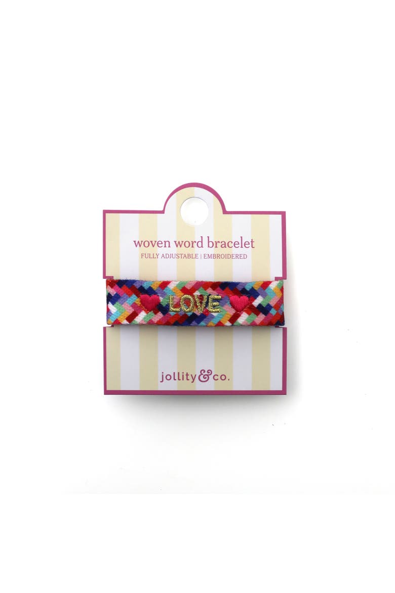 Witty Embroidered Bracelets - Choose from 8 Style Options, Alternate, color, Love