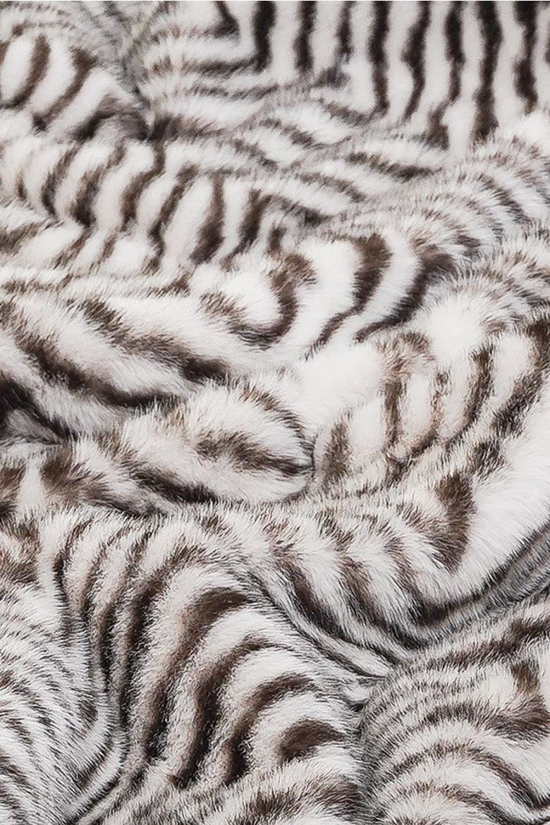 Luxury Travel Trio  Blanket, Tote, and Eye Mask, Alternate, color, Zebra Brown/White