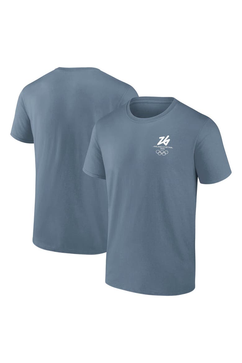 Men's Fanatics Gray Milano Cortina 2026 Winter Olympics Essentials T-Shirt, Main, color, Gray