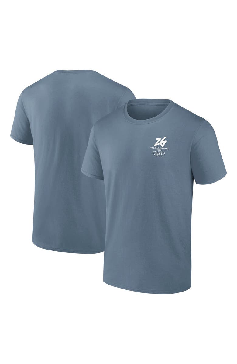 FANATICS Men's Fanatics Gray Milano Cortina 2026 Winter Olympics Essentials T-Shirt, Main, color, Gray