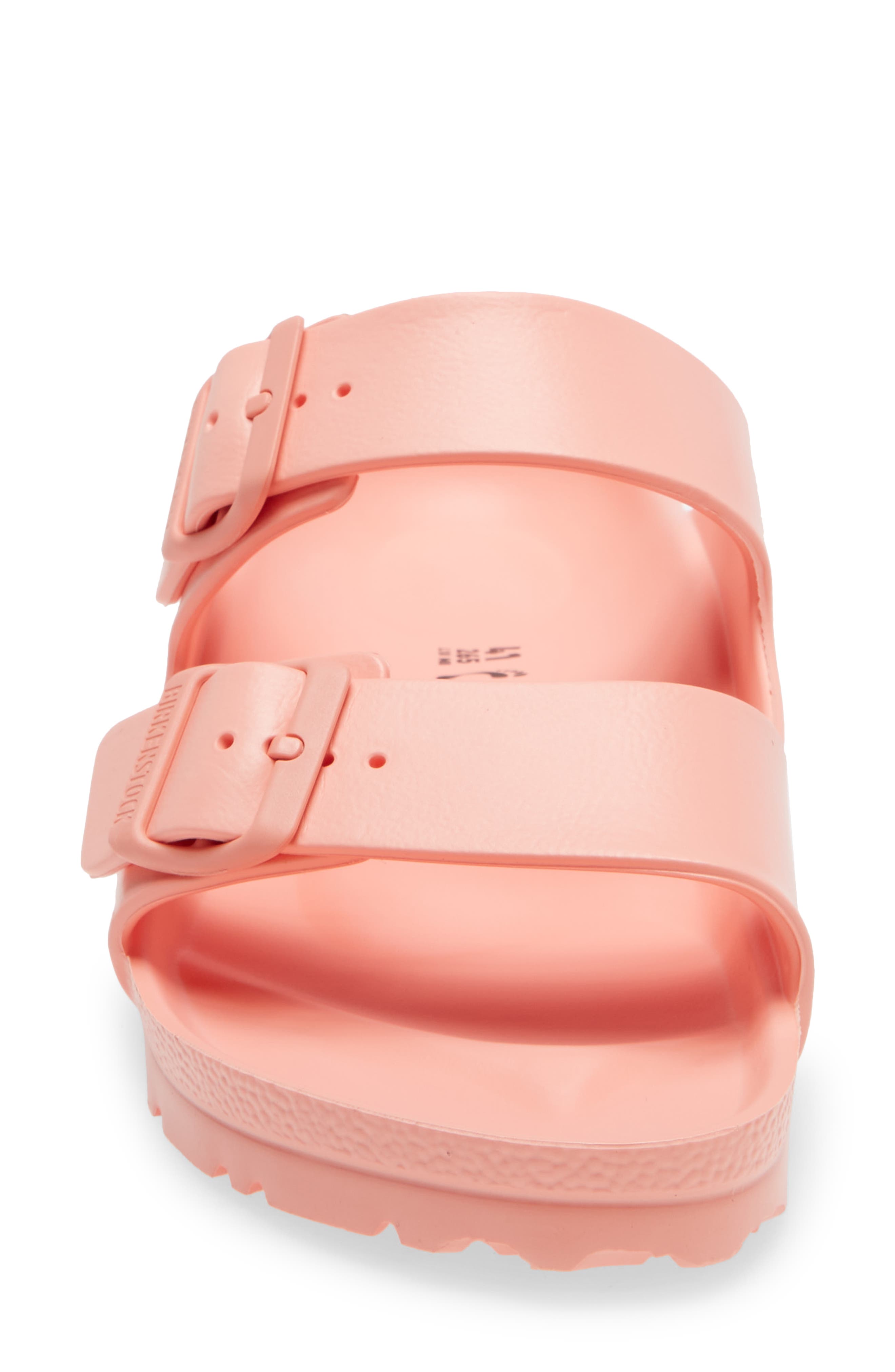 Birkenstock Arizona Essentials Waterproof Slide Sandal, Alternate, color, Coral Peach