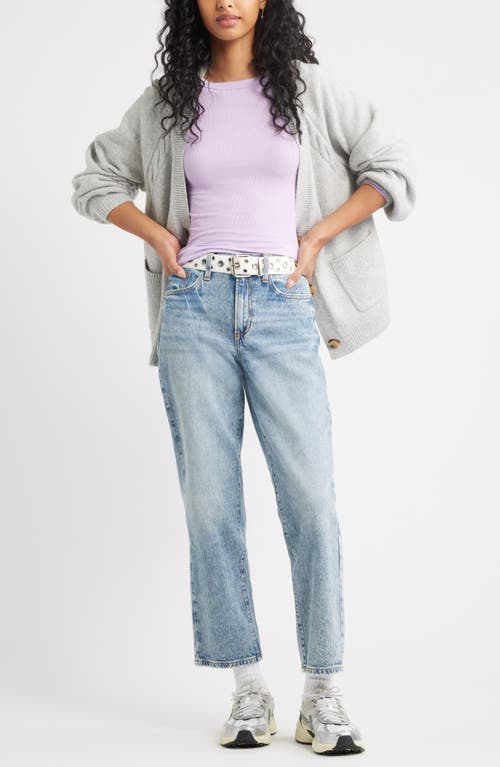 Bp. Ribbed Long Sleeve T-shirt In Neutral