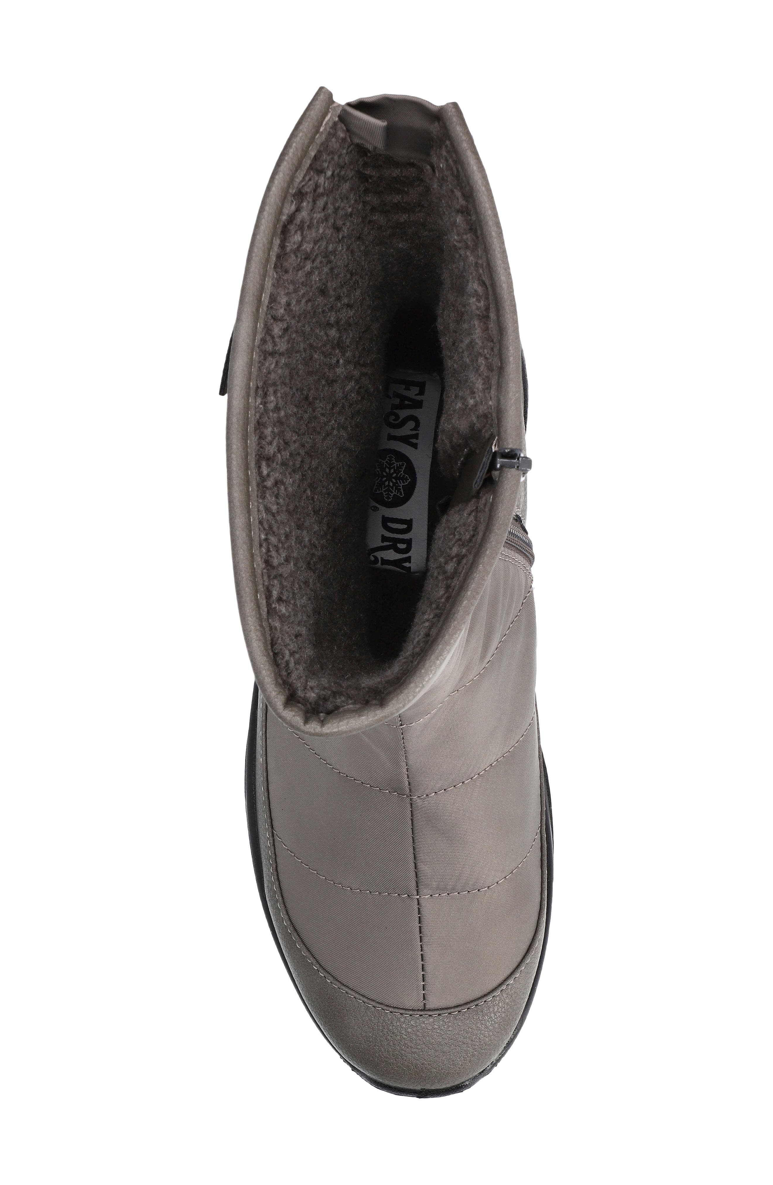 Bella Vita Quilted Waterproof Boot, Alternate, color, Grey