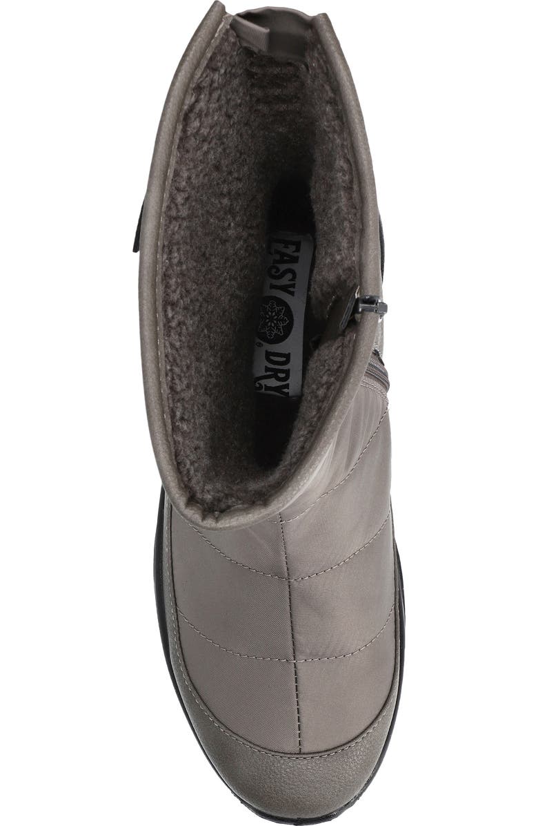 Bella Vita Quilted Waterproof Boot, Alternate, color, Grey