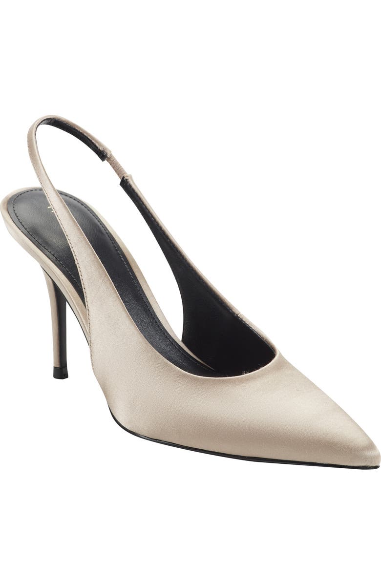 Marc Fisher LTD Leynne Slingback Pointed Toe Pump, Main, color, Light Natural