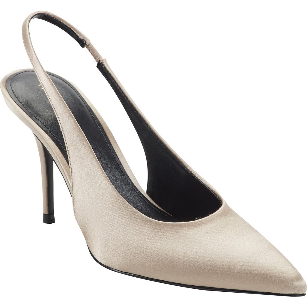 Marc Fisher Ltd Leynne Slingback Pointed Toe Pump In Neutral
