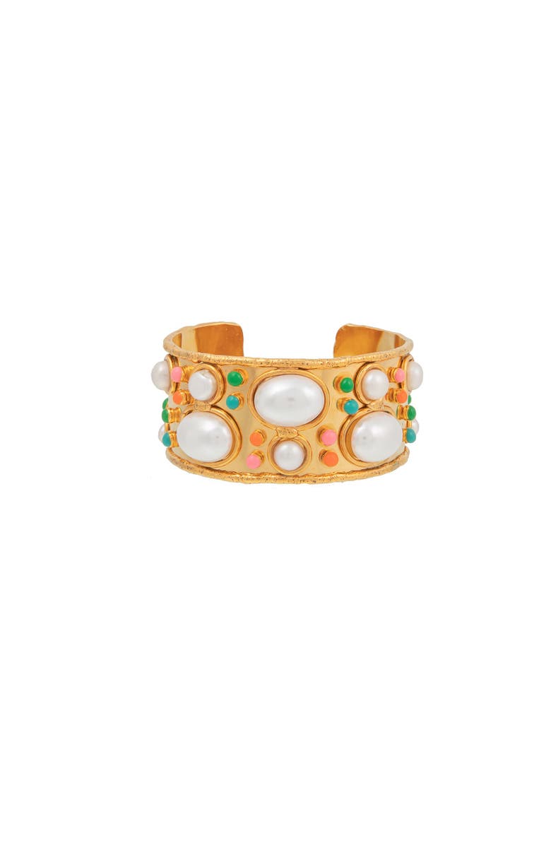 SYLVIA TOLEDANO Byzantine Cuff, Main, color, White
