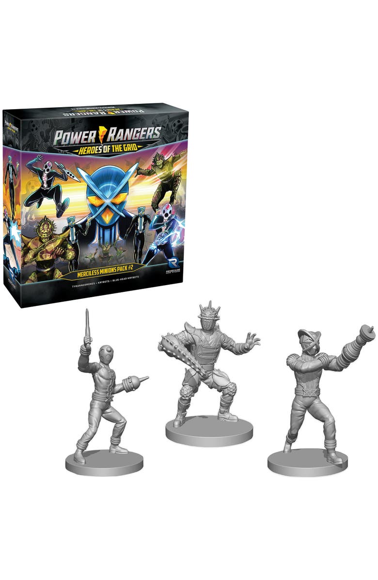 Renegade Game Studios Power Rangers Heroes of the Grid Merciless Minions Pack #2 Expansion, Alternate, color, 