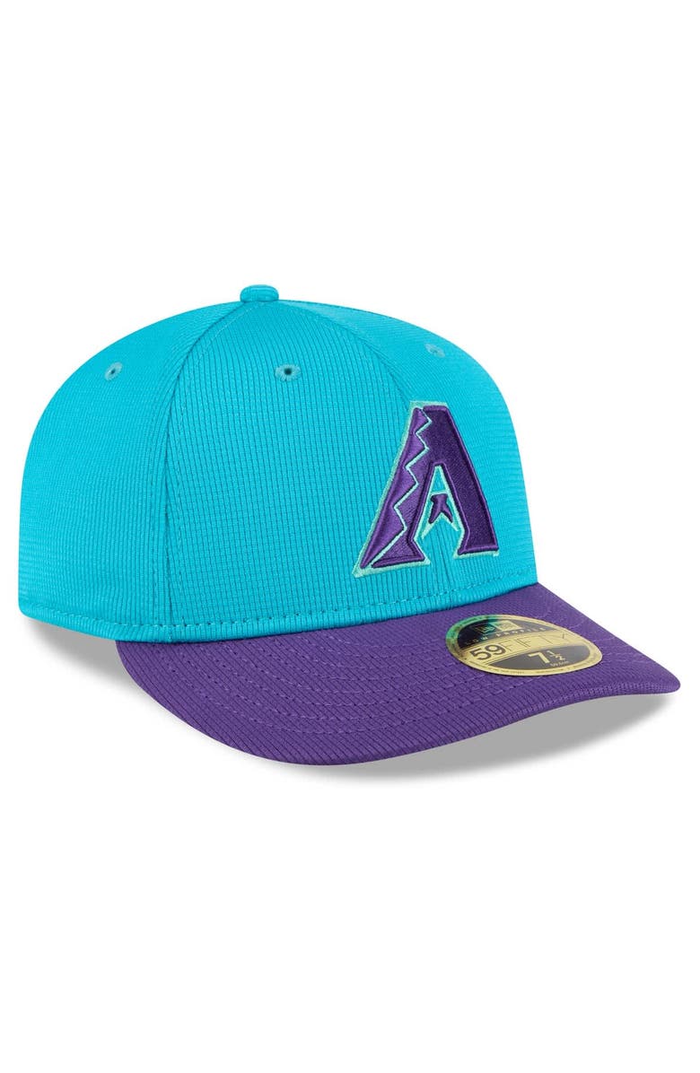 New Era Men's New Era Teal/Purple Arizona Diamondbacks 2025 City Connect Low Profile 59FIFTY Fitted Hat, Alternate, color, Teal